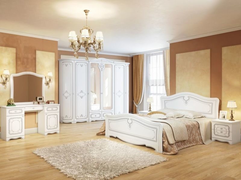 Кровать двуспальная 1,8х2,1 + основание "Палермо"