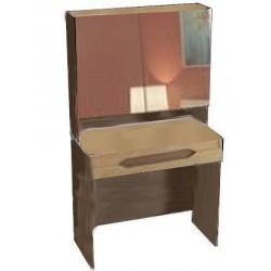 Стол косметический с зеркалом "Эстель" Цвета (корпусная мебель)-Венге/Дуб сонома