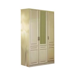 Шкаф 3- х дверный с зеркалом "Диана" Цвета (корпусная мебель)-Орех