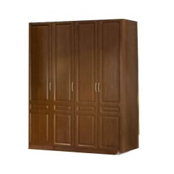 Шкаф 4- х дверный глухой "Диана" Цвета (корпусная мебель)-Орех