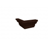 Уголок 1 "MONTPELLIER" Орех шоколадный