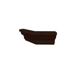 Уголок 3 "MONTPELLIER" Орех шоколадный