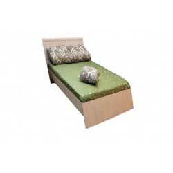 Кровать "Соната" (900) Цвета (корпусная мебель)-Дуб молочный
