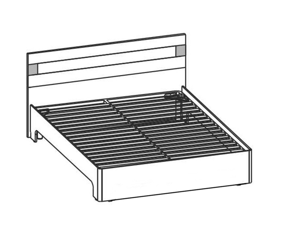 Кровать леонардо кр 15