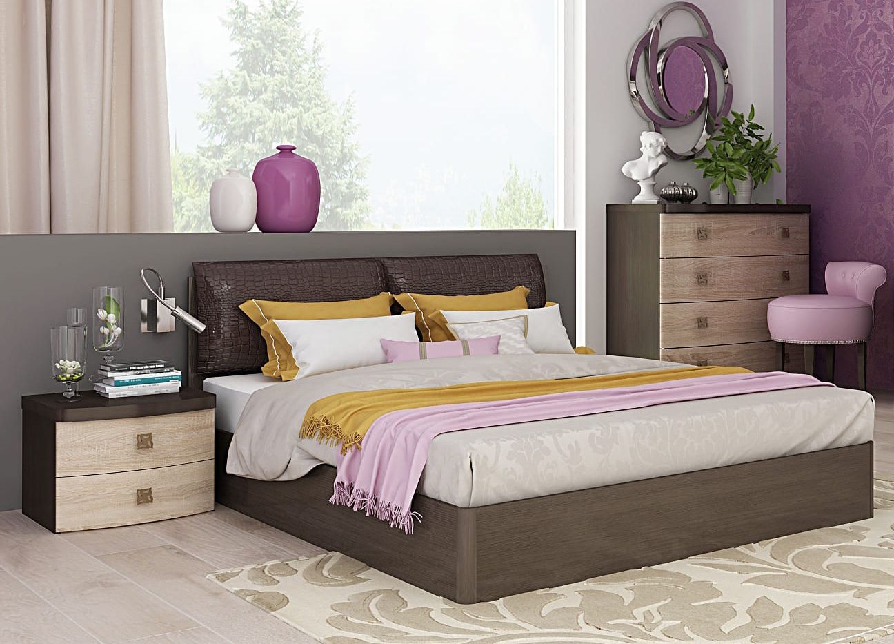 Кровать КРП-01-КЖ Арго (1600)