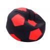 Кресло мяч серо-красный