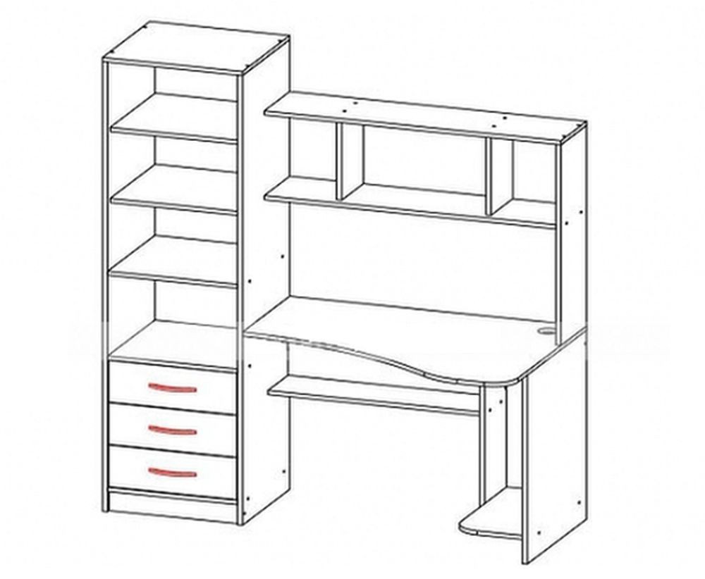 Стол компьютерный КС №18