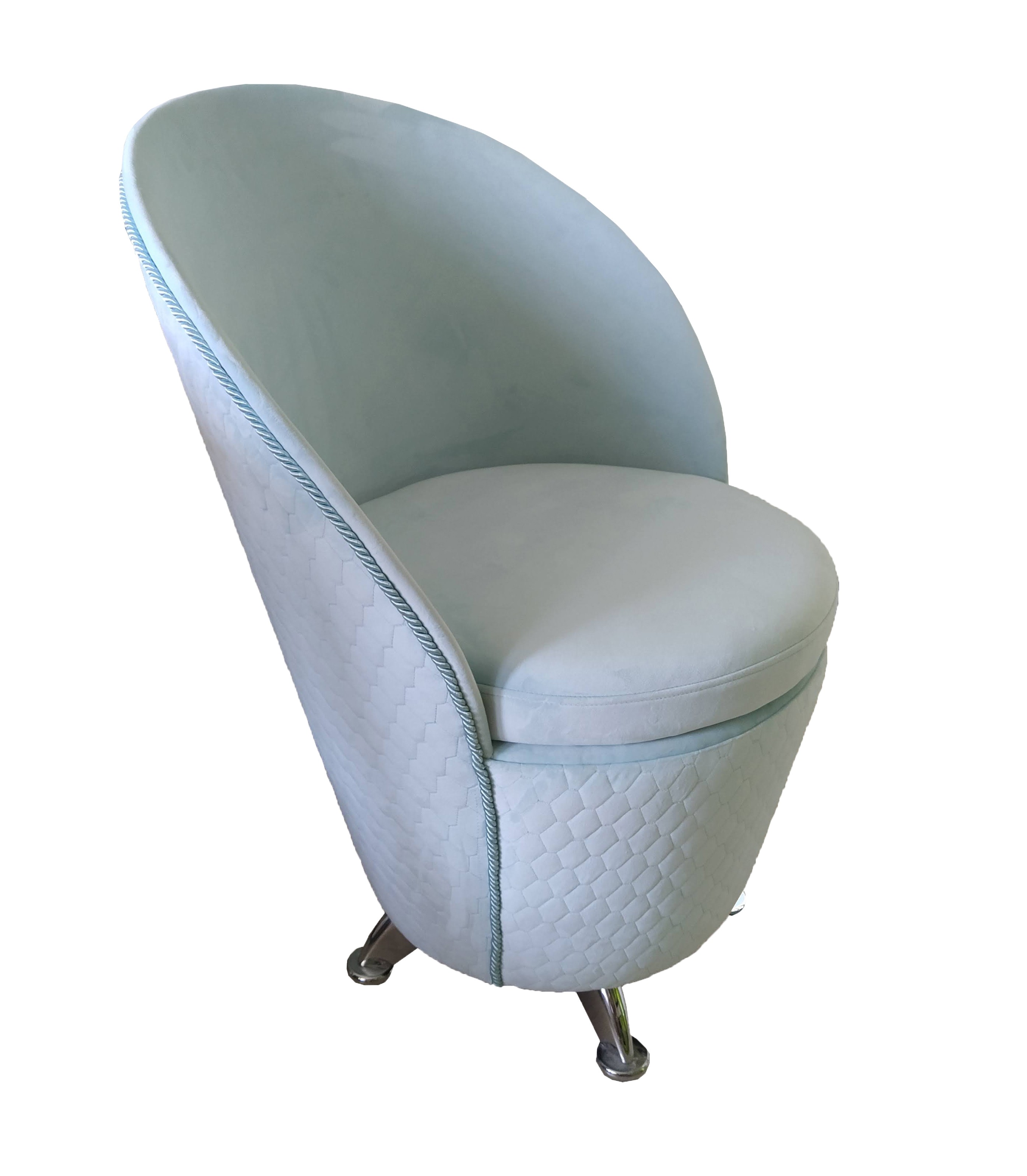 Пуфик со спинкой