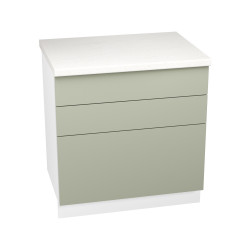 Шкаф нижний 3Я 800 (Эстетик)