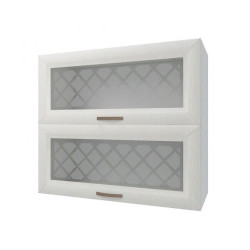 Шкаф верхний горизонтальный со стеклом 800 "Агава"