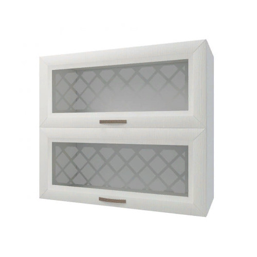 Шкаф верхний горизонтальный со стеклом 800 "Агава"