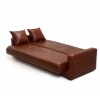 Диван Аккорд коричневый (2 подушки в комплекте)