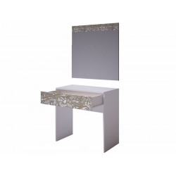 Косметический столик "Селена EVO" Цвета (корпусная мебель)-Белый/белый